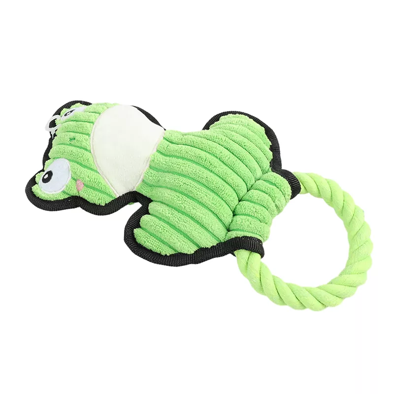 Chubby Frog Rope Dog žaislas